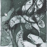 Mondzeichen - Radierung - 1994